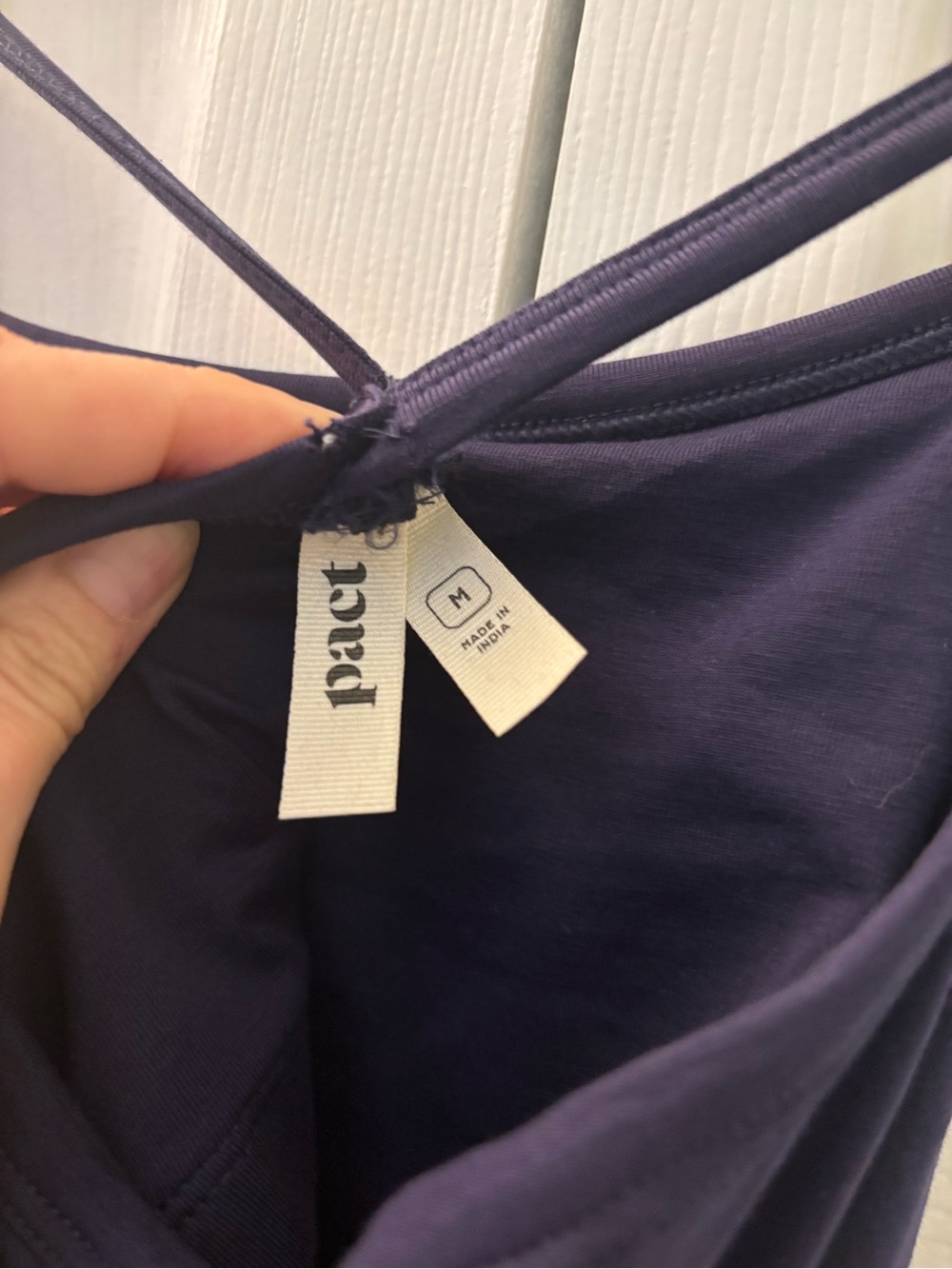 Pact Blue Strappy Maxi Dress - Picture 3 of 3